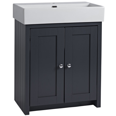 Tavistock Lansdown 700mm Unit Matt Dark Grey with Basin