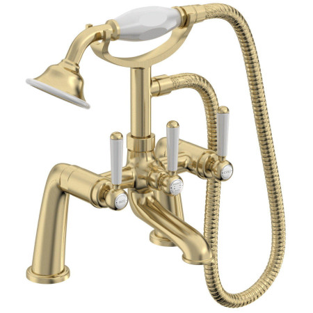 Tavistock Lansdown Brushed Brass Bath Shower Mixer