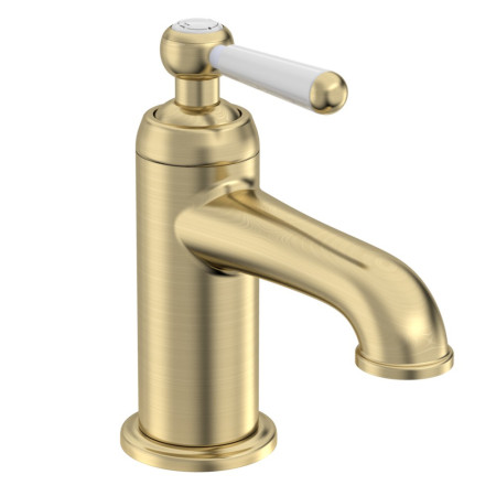 Tavistock Lansdown Brushed Brass Mono Basin Mixer with Waste