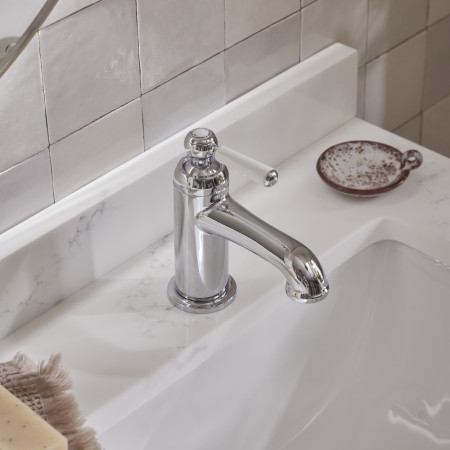 TLD26 Tavistock Lansdown Chrome Mini Mono Basin Mixer with Waste Lifestyle