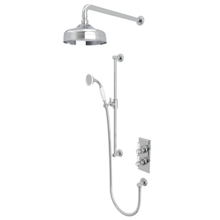 Tavistock Lansdown Concealed Dual Function Chrome Shower System