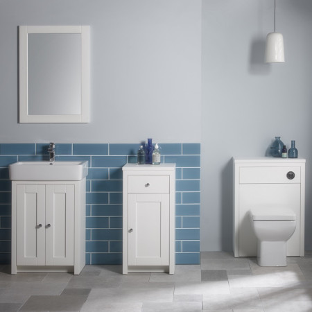 LAN560BTW.LW Tavistock Lansdown Linen White 560mm Back to Wall WC Unit (2)