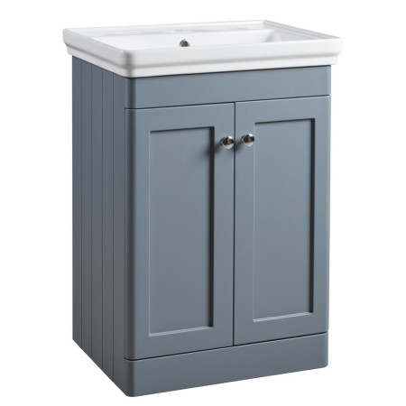 Tavistock Marston 600mm Vanity Unit in Matt Spruce with Basin