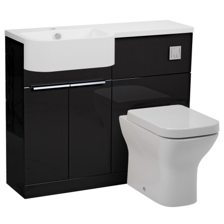Tavistock Match 1000mm Gloss Clay Furniture Run with Basin Left Hand