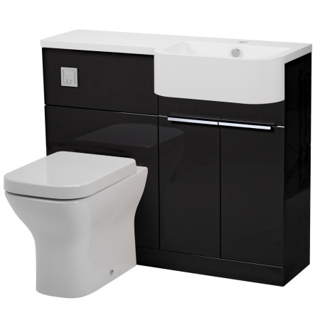 Tavistock Match 1000mm Gloss Clay Furniture Run with Basin Right Hand