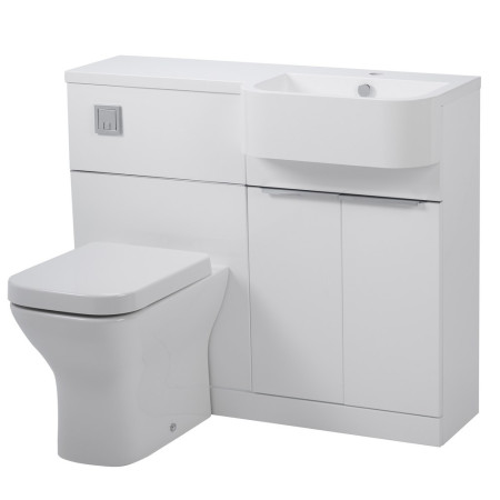 Tavistock Match 1000mm Gloss White Furniture Run with Basin Right Hand