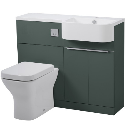 Tavistock Match 1000mm Right Hand Viridian Green Combination Unit