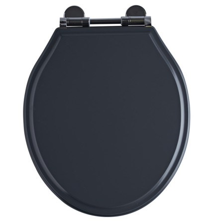 Tavistock Matt Dark Grey Wooden Toilet Seat
