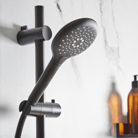 SMT1612 Tavistock Merit Dual Function Diverter Concealed Shower System Black (4)