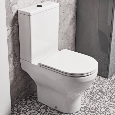 P950S Tavistock Micra Evo Close Coupled Open Back WC and Cistern Lifestyle