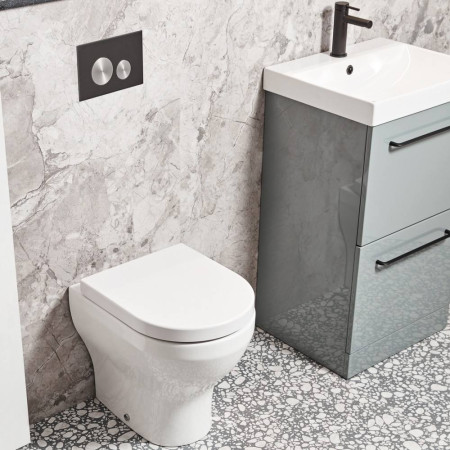 BTWC950S Tavistock Micra Evo Comfort Height Back to Wall Rimless WC Lifestyle