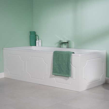 O322 Tavistock Milton 1500mm Gloss White Front Bath Panel (3)