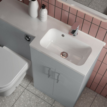 DC12046/DC12045 Tavistock Nexus 1100mm Light Grey Combination Unit Lifestyle