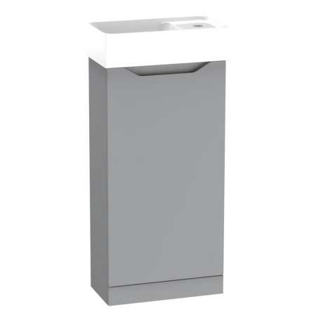 Tavistock Nimble 400mm Cloakroom Vanity Unit with Basin in Light Grey