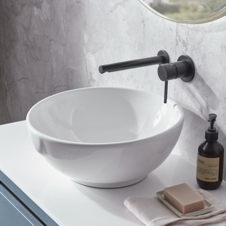 DC12048 Tavistock Ocean Round Countertop Basin Lifestyle