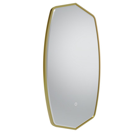 Tavistock Oxygen 450 x 800mm Illuminated Brushed Brass Traditional Mirror