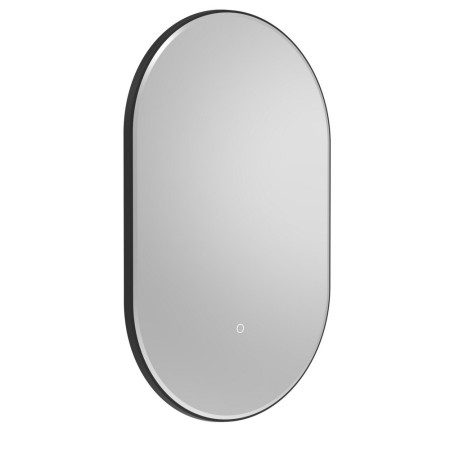 XGM50P-BL Tavistock Oxygen 800 x 500mm Illuminated Black Pill Mirror