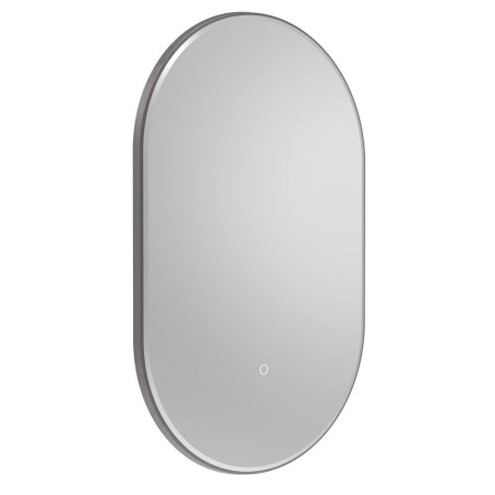 Tavistock Oxygen 800 x 500mm Illuminated Gunmetal Pill Mirror