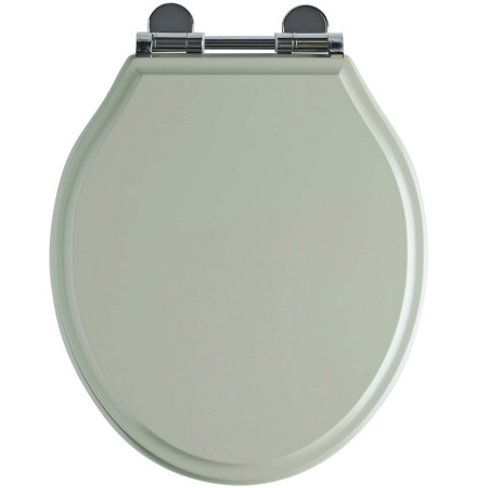 Tavistock Pebble Grey Wooden Toilet Seat