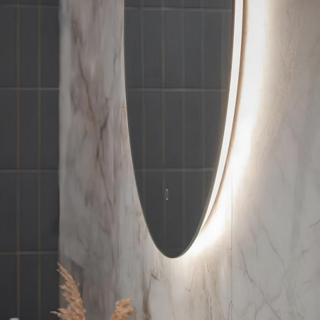PTM80C Tavistock Portal 800mm Rounded Illuminated Bathroom Mirror (2)