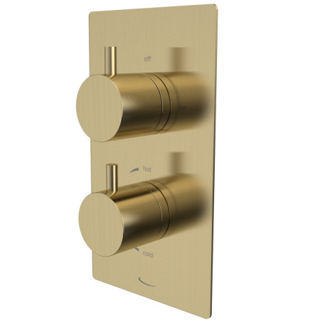 Tavistock Quantum Brushed Brass Dual Function Concealed Shower Valve