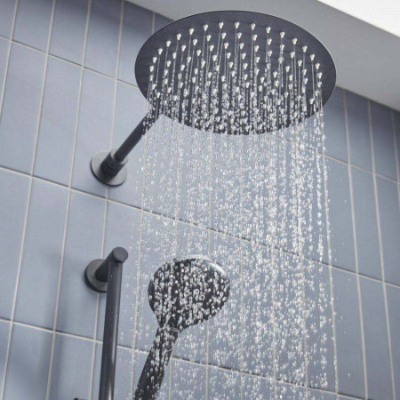 SQT1612 Tavistock Quantum Thermostatic Dual Function Black Concealed Shower (5)