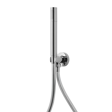 SVACS19 Tavistock Round Chrome Shower Handset with Elbow and Hose