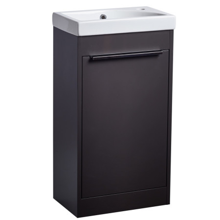 Tavistock Sequence 450mm Freestanding Unit in Gloss Clay with Basin