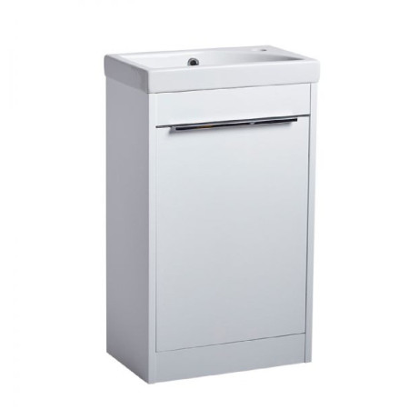 Tavistock Sequence 450mm Freestanding Unit in Gloss White with Basin
