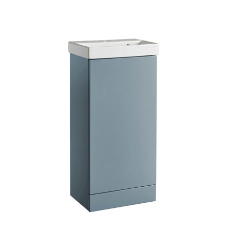 Tavistock Sequence 450mm Freestanding Unit in Mineral Blue with Basin ...