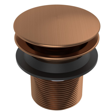 Tavistock Slotted Brushed Bronze Bath Clicker Waste