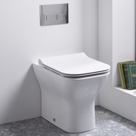BTWC450S Tavistock Structure Comfort Height Back To Wall WC Pan Lifestyle