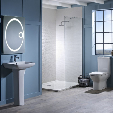 P450S Tavistock Structure Open Back Close Coupled Pan and Cistern Bathroom Setting