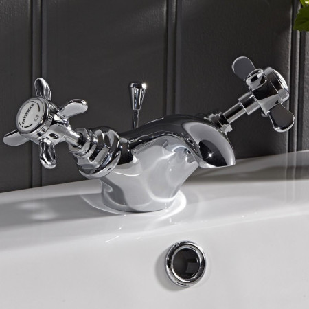 TVA10 Tavistock Varsity Basin Mixer with Pop Up Waste Lifestyle