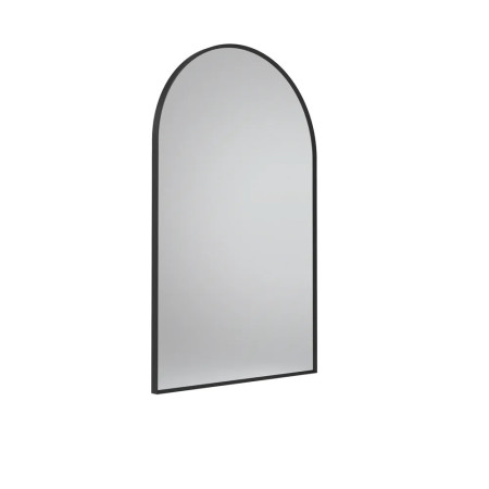 Tavistock Verge Arched Bathroom Mirror in Black