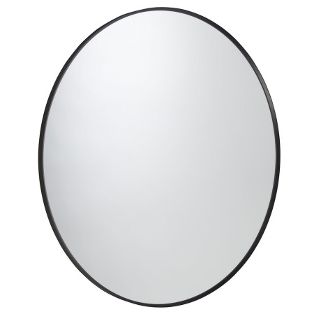 Tavistock Verge Framed Circular 600mm Black Bathroom Mirror