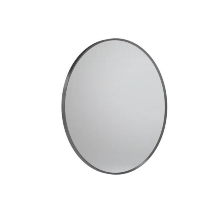 Tavistock Verge Framed Circular 600mm Gunmetal Bathroom Mirror