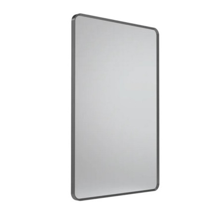 Tavistock Verge Framed Rectangular 700 x 450mm Mirror in Gunmetal