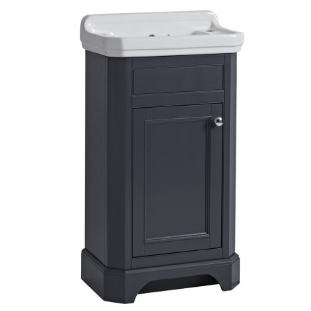 Tavistock Vitoria 500mm Cloakroom Unit in Matt Dark Grey with Basin