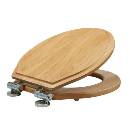 Tavistock Vitoria Natural Oak Soft Close Bar Hinge Seat