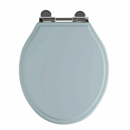 Tavistock Vitoria Wooden Toilet Seat in Mineral Blue