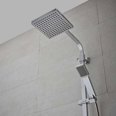 Tavistock Zone Dual Function Bar Valve Shower System Upwards View