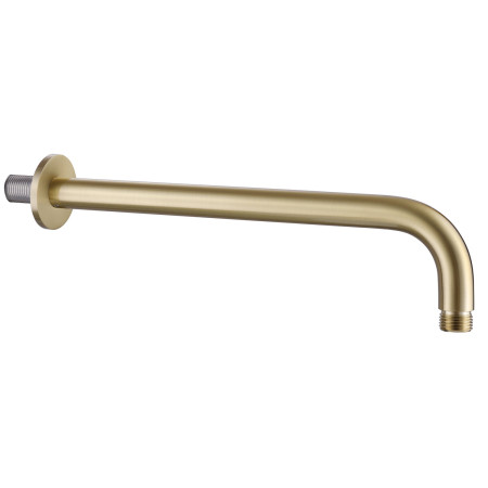 Vantara Stellar 300mm Round Wall Mounted Shower Arm in Brushed Brass