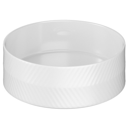 Vantara Callisto 365mm White Patterned Countertop Basin