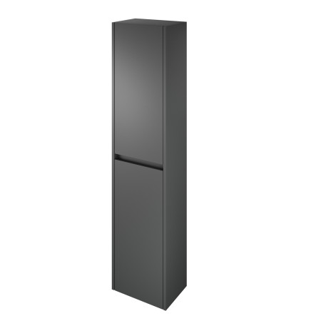 Vantara Active 350mm Wall Mounted Tall Storage Unit in Dark Grey