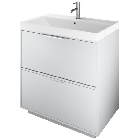 Vantara Active 800mm Freestanding Vanity Unit and Basin in Light Grey