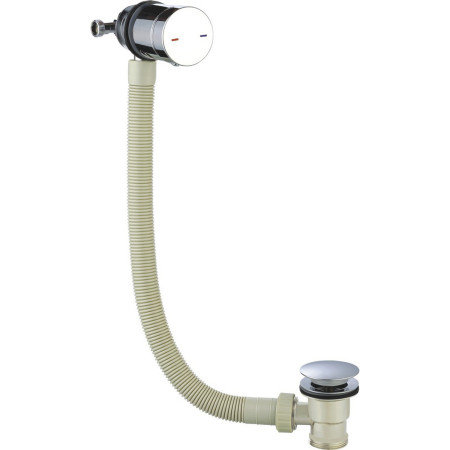 Vantara Chrome Overflow Bath Filler with Control Valve