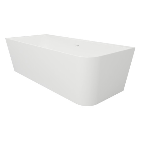 VAMOD1680WL Vantara Modern Corner 1600 x 800mm Left Hand Freestanding Bath Side View Cut Out