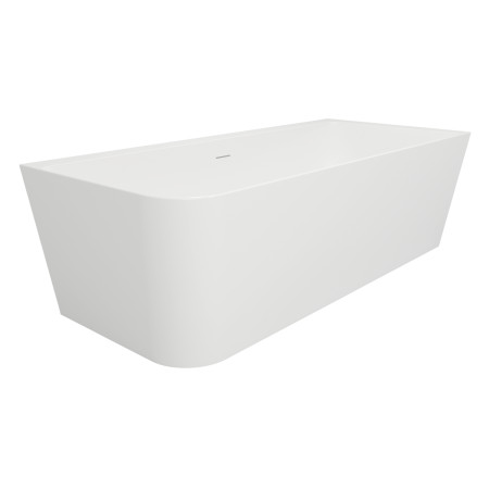VAMOD1680WR Vantara Modern Corner 1600 x 800mm Right Hand Freestanding Bath Side View Cut Out