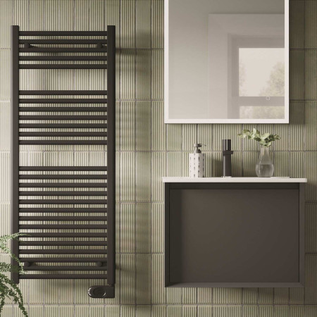 VALEO60AG Vantara Leon 610mm Wall Hung Vanity Unit and Basin in Anthracite Grey Lifestyle